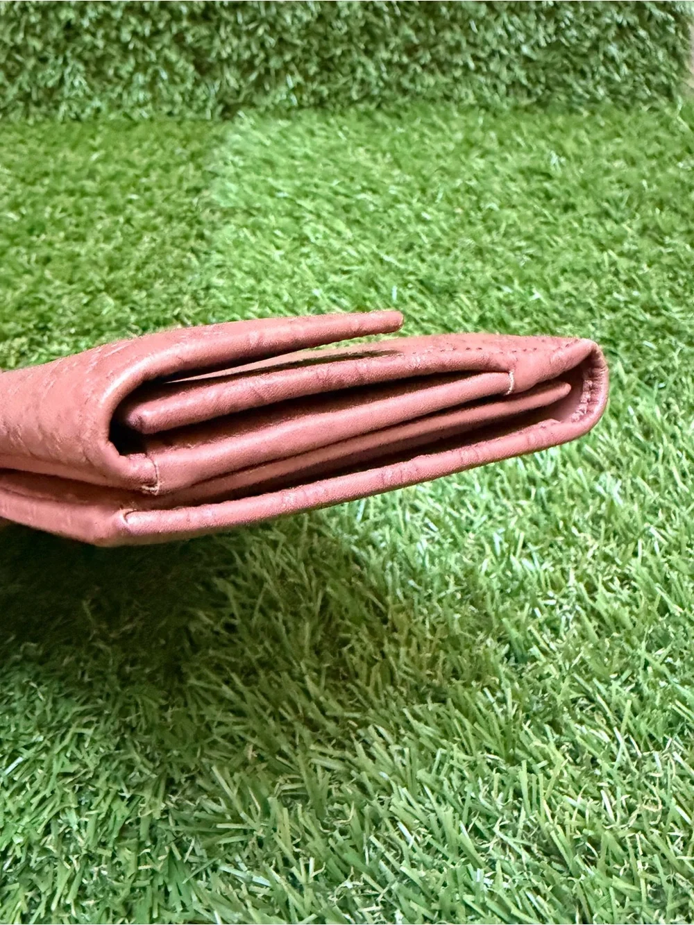 Gucci Microguccisima Pink Leather Wallet